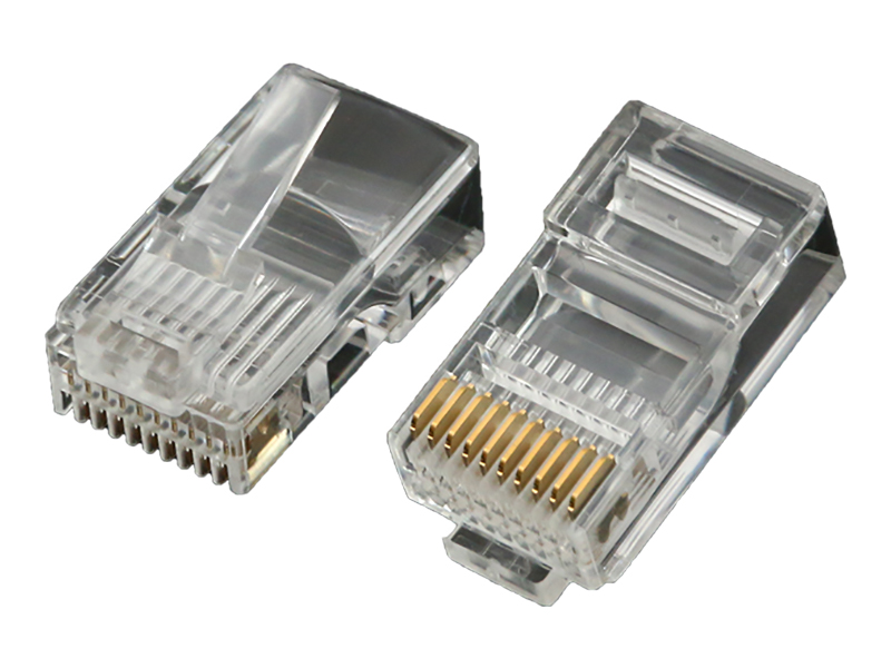 Breiseán Modúlach RJ48 10P10C gan sciath